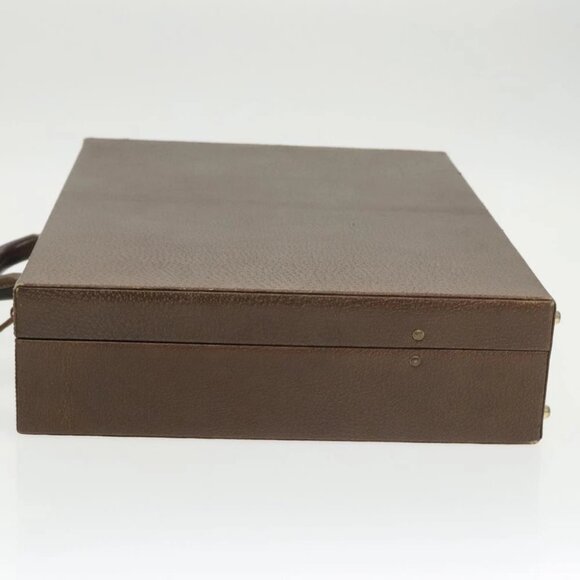 GUCCI Trunk Leather Brown Gold - Picture 3 of 14